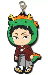 【中古】キーホルダー・マスコット(キャラクター) [単品] 辰.赤葦京治 ラバーマスコット きゅんキャラいらすとれーしょんず 「一番くじ ハイキュー!!～排球新年!!おれに福、持って来ォォい!!!～」 ダブルチャンスキャンペーン