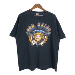 VAN HALEN 반 헤이렌 반소매 T셔츠 큰 사이즈 밴드 블랙(맨즈 2XL) 중고 헌 옷 U1374
