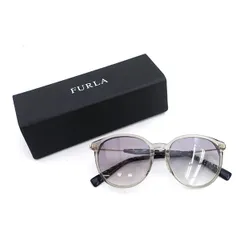 FURLA / フルラ ◆サングラス/ウェリントン型/クリアフレーム/ブラック×クリア SFU289J 【サングラス/メガネ/眼鏡】 レディースファッション【中古】 