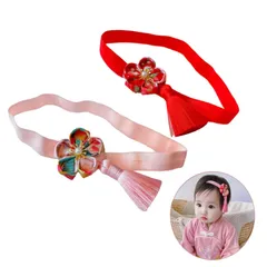 【特価商品】おしゃれ かわいい プレゼント 新生児 リボン 髪飾り へあアクセサリー 子供 幼児 ヘアアクセサリー 和装 花 和風 可愛いヘアバンド レース 女の子 赤ちゃん 髪飾り お祝い 4点セット 結婚式 ヘアバンド 新生児 誕生日 ベビー 記念撮影 Y