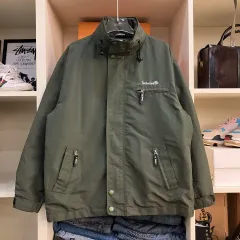 90s Timberland スウィングトップ グレー 刺繍ロゴ L 90s Timberland スウィングトップ グレー 刺繍ロゴM - メルカリ