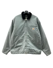 カーハート Carhartt WIP OG DETROIT JACKET デトロイト ジャケット キルティング ダック ジップアップ ワーク アウター スモークグリーン 緑 ジャケット ロゴ グリーン XLサイズ 104MT-1960