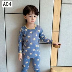 キッズ パジャマルームウェア 部屋着 上下セット Tシャツ ロングパンツ肌着 冬秋 長袖 プレゼント 可愛い パジャマ 七五三 入学式 卒業式 通園 発表会 男の子 女の子mlxz207
