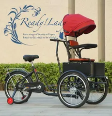三輪自転車　改造ブラック 前後バスケット付き imgrc0142113101.jpg