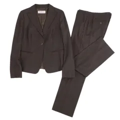 美品 マックスマーラ Max Mara セットアップ パンツスーツ ジャケット スラックスパンツ レディース JI44 USA10 FB42(L相当) ブラウンのサムネイル