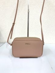 ＊  FURLA フルラ ショルダーバッグ ポシェット リリー ピンクベージュ ファスナー破損 【バッグ】【2】