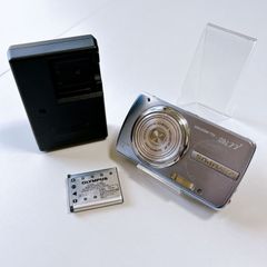 オリンパス　μ760 デジタルカメラ　ライトブルー　シルバー　デジカメ　ジャンク品　充電器あり　管理番号KKVNRA2160aのサムネイル