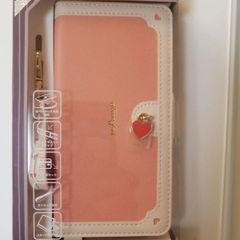 スマホケース　iPhone12 iPhone12Pro 手帳(ピンク×クリーム)