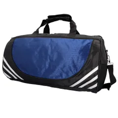 ☆ ブルー×ホワイトライン ☆ スポーツバッグ ボストン pmy091 スポーツバッグ メンズ ダッフルバッグ ドラムバッグ ボストンバッグ 旅行 修学旅行 軽量 軽い 大容量 ポケット 部活 合宿 ヨガバッグ ジム ヨガ シンプル フィットネス