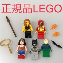 正規品 中古 LEGO レゴ DCスーパーヒーローズ  ミニフィグ　5個　まとめ売り　おまけ付き NP-169 ※マーベル　レックス・ルーサー　バットマン　ワンダー・ウーマン　ファイアー・ストーム　チーター　76097 361