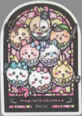 【中古】シール・ステッカー 大集合 ステンドグラス風スマホに貼れるサイズのステッカー 「ちいかわ なんか小さくてかわいいやつ まじかるちいかわ」