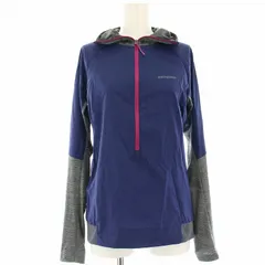 パタゴニア Patagonia エアシェッドプロプルオーバー マウンテンパーカー ウインドブレーカー ナイロン切替 ハーフジップ 長袖 XS 紺 ネイビー グレー STY24196FA22 /HN