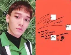 【中古】コレクションカード(男性) EXO-CBX/CHEN(チェン)/バストアップ・衣装緑黒/CD「Blooming Days」封入フォトカード