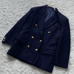 《美品》紺ブレ ネイビー 11AR ダブルボタン フォーマル 金ボタン