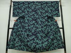 平和屋着物○豪華振袖 扇面飛鶴文 暈し染め ロング丈 正絹