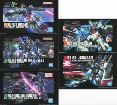 【中古】シール・ステッカー 主人公機 HGUCパッケージ ステッカーセット(5枚組) 「一番くじ 機動戦士ガンダム ガンプラ 2024」 H賞