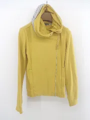 ◇ AS KNOW AS PINKY アズノゥアズピンキー 切替 長袖 ジップアップ パーカー サイズ* イエロー グレー系 レディース E  【1304140014514】のサムネイル