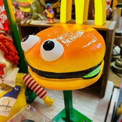 【スタンドセット】ハンバーガー パッチ スタチュー Hamburger Patch Statue キャラクター アドバタイジング アメリカン雑貨　マクドナルド
