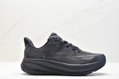 [ホカオネオネ] HOKA ONE ONE CLIFTON 9 ワイド ランニングシューズ 厚底 男女兼用 ブラック ロード・マラソン対応#わふうひゃっぽうばこ