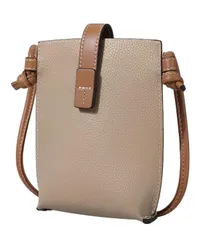 [Four leaf] おしゃれ 本革 レザー サコッシュ スマホ ショルダー スマホポーチ ミニ ショルダーバッグ レディース カードケース付き (ベージュ) [ベージュ]