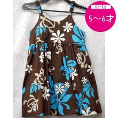 ムームー ドレス キッズ ハワイアン キャミソール 子供用 5歳 6歳 Dress 海外挙式参列用 女の子 幼児 ハワイ直輸入 No.72
