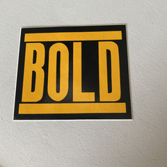 BOLD ステッカー　New York Hardcoreニューヨークハードコア⑭