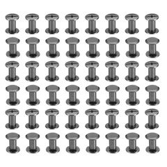 【新着商品】PATIKIL 100セット シカゴスクリュー M5x8mm シカゴスクリュー フィ リップスバインディングポストスクリューボルト レザーリベットファスナーコネクター スチール製 レザーベルト スクラップブック フォトアルバム用 黒