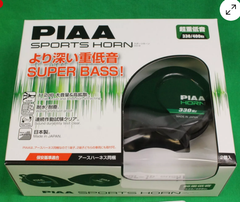 PIAA スーペリア バスホーン 112dB (330Hz / 400Hz) ブラック 2個入り HO-9 日本製