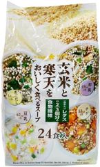 ひかりみそ 玄米と寒天をおいしく食べるスープ 24食入