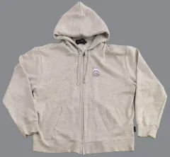 【中古】アウターウェア モモンガ(ピース) ジップパーカー グレー Lサイズ 「ちいかわ なんか小さくてかわいいやつ」