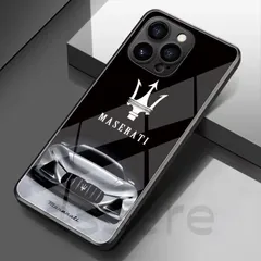 スマホケース iPhoneケース マセラティ アイフォンケース 耐衝撃 iPhone13 iPhone14 iPhone15 iPhone16 iPhone17 全機種対応 ガラスケース ハードケース iPhoneアクセサリー スポーツカー