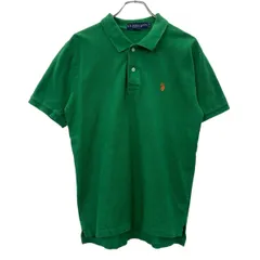 U.S.POLO ASSN. 半袖 ポロシャツ M グリーン ユーエスポロアッスン ワンポイントロゴ刺繍 古着卸 アメリカ仕入 a707-5069