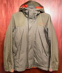 ▲訳あり商品▲ Columbia TITANIUM ナイロンマウンテンジャケット カーキ XSサイズ