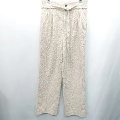 ◇ ◎ apart by lowrys アパートバイローリーズ ウール混合 ストレートパンツ サイズL ベージュ系 レディース E  【1408220005369】