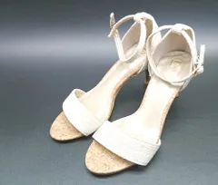 ◇ ESPERANZA　エスペランサ オープントゥ　ストラップ付 ヒールサンダル サイズS ベージュ レディース E  【1212200012021】