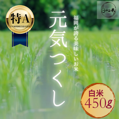 元気つくし 450g 白米 お米 6年産 3合 お試し