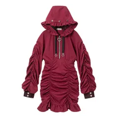 夢展望公式 [新品未使用] ハートスタッズギャザーワンピース [ボルドー] 他カラー別ページ有 dearmylove ワンピース カットソーワンピース（長袖） 534300-03