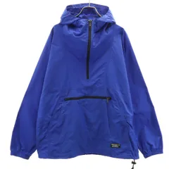L.L.Bean エルエルビーン 80s 90s オールド 長袖 アノラックパーカー M ブルー プルオーバー アウトドア ポケッタブル メンズ 古着