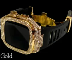 Apple Watchカバーケースアップルウォッチラバーバンドベルト キラキラ　メガ　保護　28