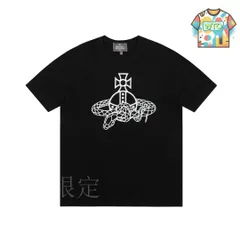 【今日WTO】Vivienne Westwood サターン蛇形周回星プリント短袖-NO30