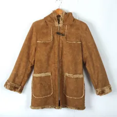 コムサイズム ダッフルコート ムートン アウター BY FIVEes レディース Mサイズ ブラウン COMME CA ISM 【中古】のサムネイル