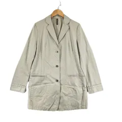 FRAPBOIS フラボア 無地 オールシーズン テーラードジャケット コットン ベージュ レディース 1【古着】【中古】【送料無料】