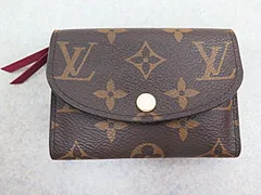 LOUIS VUITTON ルイヴィトン モノグラム ポルトモネロザリ フューシャ コンパクト財布