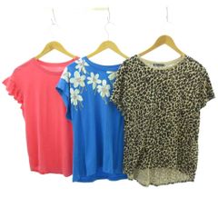 メゾンドドルチェ Maison de Dolce ブラウス プルオーバー 半袖 丸首  