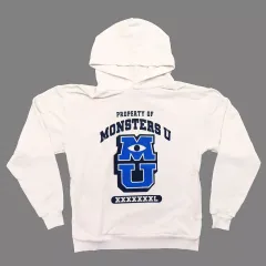 【中古】アウターウェア ロゴ パーカー ホワイト Mサイズ 「モンスターズ・ユニバーシティ」 東京ディズニーリゾート限定