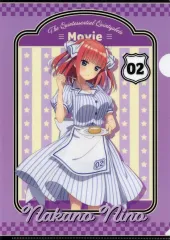 【中古】クリアファイル [単品] 中野二乃 A4クリアファイル 「映画 五等分の花嫁×ローソン」