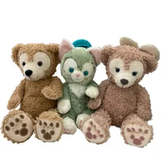 186001 現状品 Disney ディズニー 東京ディズニーリゾート　ダッフィー　シェリーメイ　ジェラトーニ　　ぬいぐるみ ３点まとめ売り