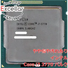 2024年最新】Intel CPU Core i7 3770 3.4GHz 8M LGA1155 Ivy Bridge