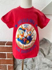 【Size 110】vintage ドナルド デイジー ディズニー 半袖Tシャツ ヴィンテージ  US古着