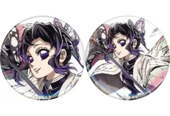 【中古】バッジ・ビンズ 全2種セット 44mm缶バッジ 「鬼滅の刃 刀鍛冶の里編・柱稽古編 蟲柱 胡蝶しのぶ 幕間画集表紙イラストWEBSHOPくじ」 F賞 C105グッズ